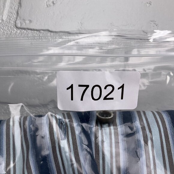 Tommy Bahama Shirt Men Large Blue Brown‎ Stripe Silk Classic Career Party - Picture 12 of 12